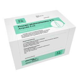 Abbildung: Procain pharmarissano 2% Injektionslösung Ampullen 2 ml 200X2 ml, Injektionslösung PZN 18223404
