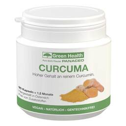 Abbildung: Panaceo Green Health Curcuma Kapseln 90 St, Kapseln PZN 18228962