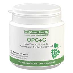 Abbildung: Panaceo Green Health OPC + C Kapseln 90 St, Kapseln PZN 18229022