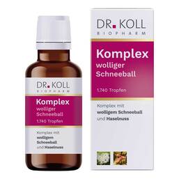 Abbildung: Komplex wolliger Schneeball Haselnuss Dr. Koll Tro. 50 ml, Tropfen PZN 18230433