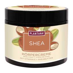 Abbildung: Plantana Shea Körpercreme Sheabutter mit Vitamin-E 500 ml, Creme PZN 18232053