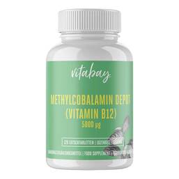 Abbildung: Methylcobalamin Vit.B12 Depot 5000 µg vegan Lut. 120 St, Lutschtabletten PZN 18238096