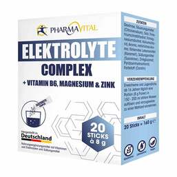 Abbildung: Pharmavital Elektrolyte Complex Sticks 20 St, Beutel PZN 18244978