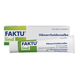 Abbildung: FAKTU lind Hämorrhoidensalbe mit Hamamelis 50 g, Salbe PZN 18248002