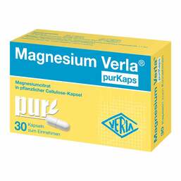 Abbildung: Magnesium Verla Purkaps vegane Kapseln zum Einnehmen 30 St, Kapseln PZN 18250341