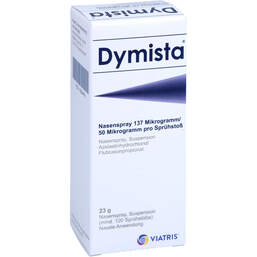 Abbildung: Dymista Nasenspray 137 µg / 50 µg / Sprühstoß 23 g, Nasenspray PZN 18254474