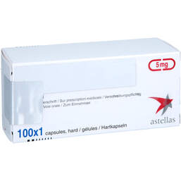 Abbildung: Prograf 5 mg Hartkapseln 100 St, Hartkapseln PZN 18256800