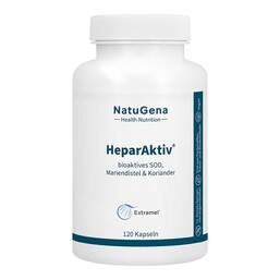 Abbildung: Heparaktiv Sod + Bio-Mariendistel + Bio-Koriander Kapseln 120 St, Kapseln PZN 18263591