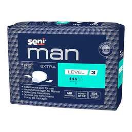 Abbildung: Seni® Man Inkontinenzeinlage extra Level 3 15 St PZN 18271018