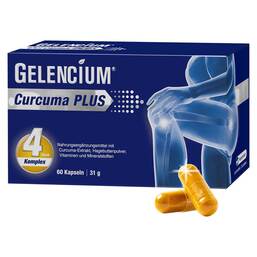 Abbildung: Gelencium Curcuma Plus hochdosiert mit Vitamin C Kapseln 60 St, Kapseln PZN 18295929