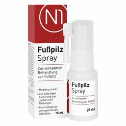 Abbildung: N1 Fußpilz Spray 25 ml, Spray PZN 18295941
