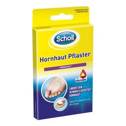 Abbildung: Scholl Hornhaut Pflaster 4 St, Pflaster PZN 18296544