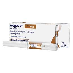 Abbildung: Wegovy 1 mg Flextouch Injektionslösung Fertigpen 1X3 ml, Injektionslösung PZN 18299324