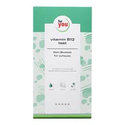 Abbildung: For You vitamin B12 Bluttest für zuhause 1 St, Test PZN 18313490