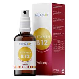 Abbildung: Vitamin B12 + B6 + Folsäure Mediakos Vital Spray 50 ml, Spray PZN 18317660