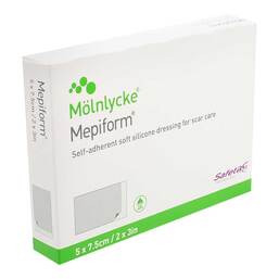 Abbildung: Mepiform 5x7,5 cm Verband 5 St, Verband PZN 18318464