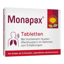Abbildung: Monapax Tabletten 40 St, Tabletten PZN 18323732