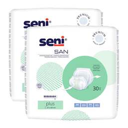 Abbildung: Seni San anatomische Windel plus 2X30 St PZN 18329479