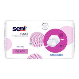 Abbildung: Seni San anatomische Windel plus extra 30 St, Beutel PZN 18329640