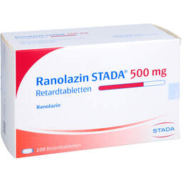 Abbildung: Ranolazin STADA 500 mg Retardtabletten 100 St, Retard-Tabletten PZN 18332932