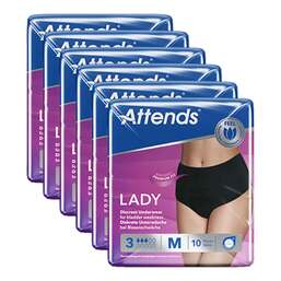 Abbildung: Attends Lady Discreet Underwear 3 M 6X10 St, Beutel PZN 18336522