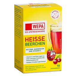 Abbildung: Wepa heiße Beerchen + Vitamin C + Zink + Magnesium Pulver 10X10 g, Pulver PZN 18336918