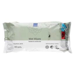 Abbildung: Abena Wet wipes Feuchtpflegetü.18x20 cm Klebeöff. 80 St, Tücher PZN 18354365