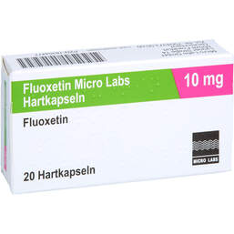Abbildung: Fluoxetin Micro Labs 10 mg Hartkapseln 20 St, Hartkapseln PZN 18354477