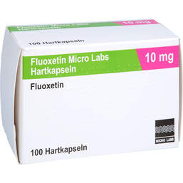 Abbildung: Fluoxetin Micro Labs 10 mg Hartkapseln 100 St, Hartkapseln PZN 18354514