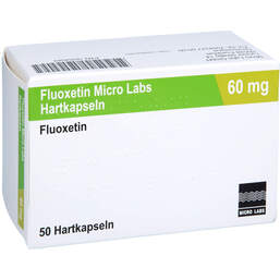 Abbildung: Fluoxetin Micro Labs 60 mg Hartkapseln 50 St, Hartkapseln PZN 18354589