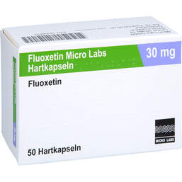 Abbildung: Fluoxetin Micro Labs 30 mg Hartkapseln 50 St, Hartkapseln PZN 18354632