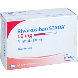 Abbildung: Rivaroxaban STADA 10 mg Filmtabletten 98 St, Filmtabletten PZN 18358794