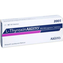 Abbildung: L-Thyroxin Aristo 200 Mikrogramm Tabletten 100 St, Tabletten PZN 18359285