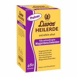 Abbildung: Luvos Heilerde extrafein akut Säurebedingte Magenbeschwerden 480 g, Pulver PZN 18360667