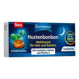 Abbildung: Klosterfrau Hustenbonbon 20 St, Pastillen PZN 18360845