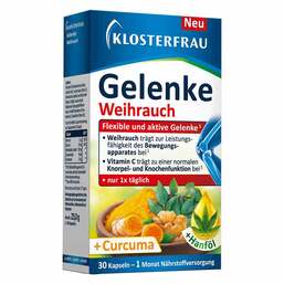Abbildung: Klosterfrau Gelenke Weihrauch Weichkapseln 30 St, Weichkapseln PZN 18360874