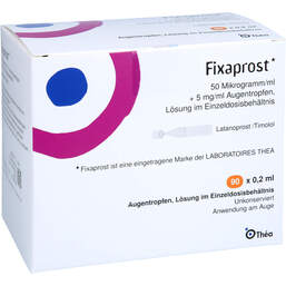 Abbildung: Fixaprost 50 Mikrogramm / ml + 5 mg / ml Augentropfenedp 90X0.2 ml, Augentropfen PZN 18361589