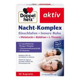 Abbildung: Doppelherz Nacht-Komplex Kapseln 30 St, Kapseln PZN 18365653