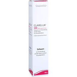 Abbildung: Clarelux 500 µg / g Schaum z.Anwendung a.d.Haut 100 g, Schaum PZN 18369585