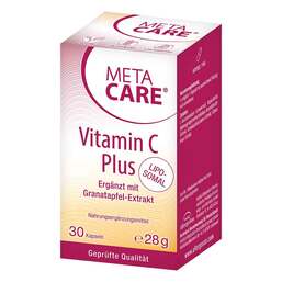 Abbildung: Meta-Care Vitamin C Plus Kapseln 30 St, Kapseln PZN 18371872