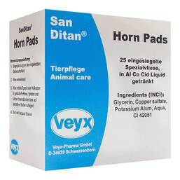 Abbildung: Sanditan Horn Pads für Huf und Klaue vet. (für Tiere) 25 St, Tücher PZN 18378466