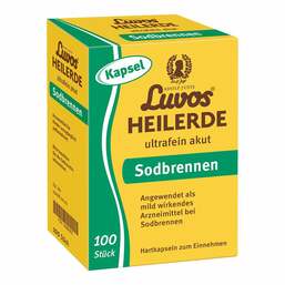 Abbildung: Luvos Heilerde ultrafein akut Sodbrennen Kapseln 100 St, Kapseln PZN 18380693