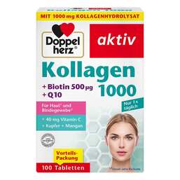 Abbildung: Doppelherz Kollagen 1000 Tabletten 100 St, Tabletten PZN 18389369