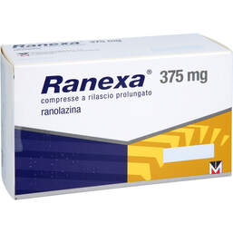 Abbildung: Ranexa 375 mg Retardtabletten 100 St, Retard-Tabletten PZN 18390303