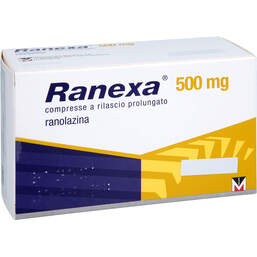 Abbildung: Ranexa 500 mg Retardtabletten 100 St, Retard-Tabletten PZN 18390326