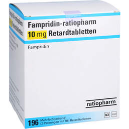 Abbildung: Fampridin-ratiopharm 10 mg Retardtabletten 14X14 St, Retard-Tabletten PZN 18391811