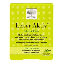 Abbildung: Leber Aktiv Tabletten 60 St, Tabletten PZN 18400504