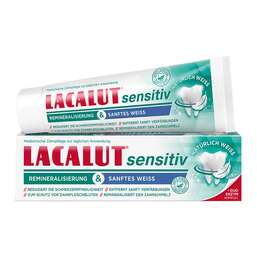 Abbildung: Lacalut sensitiv Remineralisierung & sanftes Weiß 75 ml, Zahncreme PZN 18403997