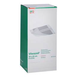 Abbildung: Vliwazell Saugkompressen steril 10x20 cm 30 St, Kompressen PZN 18404577