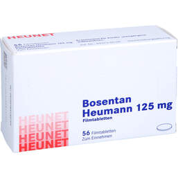 Abbildung: Bosentan Heumann 125 mg Filmtabletten Heunet 56 St, Filmtabletten PZN 18413079